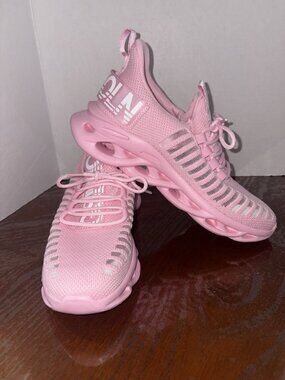 GSLMOLN WomenUS 8.5 Euro 39 Walking Shoes Pink  Lightweight Sneakers Shoes